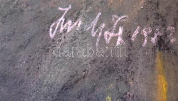 Imreh Zsigmond (1900-1965): Csendélet. Pasztell, papír, jelzett, üvegezett fakeretben, 43×34 cm