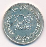 1988. 500Ft Ag "Világ vadvédelmi alap" T:BU patina
Adamo EM100