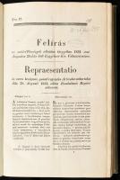 1834-1836 Urbárium, két kötet, egészvászon kötésben