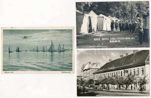 36 db MODERN magyar város képeslap, sok Balatonnal / 36 modern Hungarian postcards with many Balaton