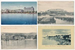 6 db RÉGI történelmi magyar város képeslap vegyes minőségben / 6 pre-1945 historical Hungarian town-view postcards in mixed quality