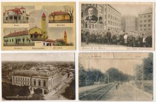 19 db RÉGI magyar város képeslap vegyes minőségben / 19 pre-1945 Hungarian town-view postcards in mixed quality