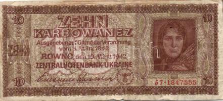 Német 3. Birodalom/Ukrajna 1942. 10K T:III