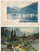 26 db RÉGI külföldi város képeslap vegyes minőségben / 26 pre-1945 European town-view postcards in mixed quality