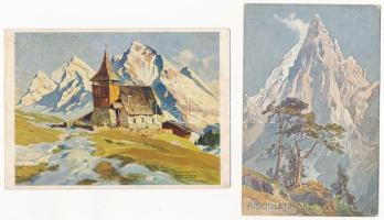 26 db RÉGI külföldi város képeslap vegyes minőségben / 26 pre-1945 European town-view postcards in m...
