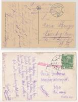 10 db RÉGI első világháborús katonai képeslap vegyes minőségben, pár Feldpost / 10 pre-1945 WWI mili...