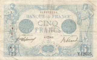 Franciaország 1916. 5Fr T:III