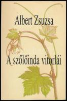 Albert Zsuzsa: A szőlőinda vitorlái. A szerző, Albert Zsuzsa (1932-) Magyar Örökség díjas és József Attila-díjas magyar író, költő, műsorvezető által Major Anna (1932-2021) dramaturg részére DEDIKÁLT példány. Bp.,2005., Kortárs. Kiadói papírkötés.