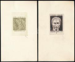 Nagy Árpád Dániel (1894-1959) 8 db klf ex libris. Rézkarcok, jelzettek. 8,5x5,5 cm