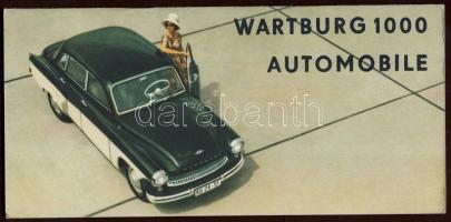 Wartburg 1000-es széria katalógusa képekkel a 70-es évekből, magyar nyelven