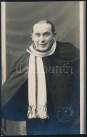 Káldor Dezső (1874-?) színész aláírása fotólapon
