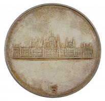 Bozó Gyula (1913-2004) DN "Magyar Köztársaság Országgyűlése" peremen jelzett Ag emlékérem,...