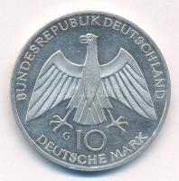 NSZK 1972G 10M Ag "Olimpia-München / Csomó" T:1-,2 patina, kis ph 
FRG 1972G 10 Mark Ag &...