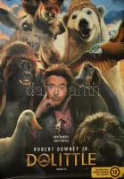 2020 A Dolittle c. film plakátja (főszerepben: Robert Downey Jr.), moziplakát, feltekerve, kis szakadásokkal, 98x68 cm