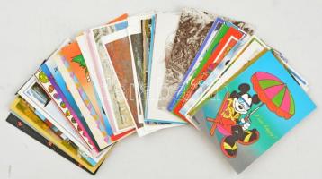 50 db MODERN képeslap: magyar városok és motívumok (sok Disney) / 50 modern postcards: Hungarian tow...