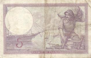 Franciaország 1920.12.2. 5Fr T:III