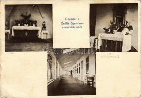 1938 Balatonalmádi, Zsófia Gyermekszanatórium, oltár belső (fa)