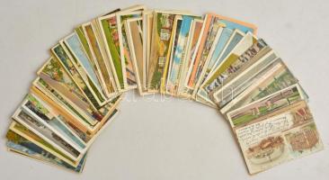 Kb. 100 db főleg RÉGI amerikai város képeslap vegyes minőségben / Cca. 100 mostly pre-1945 American ...