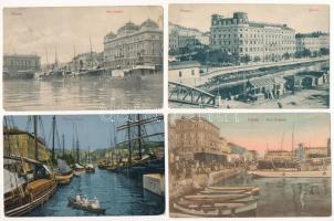 Fiume, Rijeka; - 36 db régi képeslap vegyes minőségben / 36 pre-1945 postcards in mixed quality