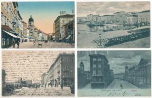 Fiume, Rijeka; - 36 db régi képeslap vegyes minőségben / 36 pre-1945 postcards in mixed quality