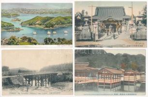 41 db RÉGI ázsiai város képeslap vegyes minőségben (Kína, Japán...) / 41 pre-1945 Asian town-view postcards in mixed quality (China, Japan...)