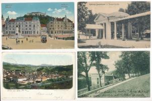 32 db RÉGI szlovén város képeslap vegyes minőségben / 32 pre-1945 Slovenian town-view postcards in mixed quality