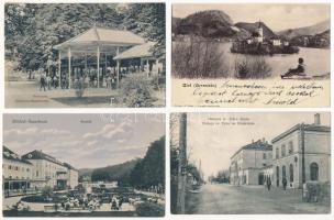 32 db RÉGI szlovén város képeslap vegyes minőségben / 32 pre-1945 Slovenian town-view postcards in m...