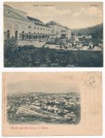 32 db RÉGI szlovén város képeslap vegyes minőségben / 32 pre-1945 Slovenian town-view postcards in m...