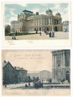 Zagreb, Zágráb; - 28 db régi képeslap vegyes minőségben / 28 pre-1945 postcards in mixed quality