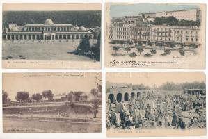 25 db RÉGI afrikai város képeslap vegyes minőségben / 25 pre-1945 African town-view postcards in mixed quality