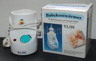 Elin márkájú baba cumisüveg melegítő, víz nélkül is használható, eredeti dobozában, alig használt állapotban