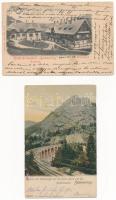 Semmering - 18 db régi képeslap vegyes minőségben / 18 pre-1945 postcards in mixed quality