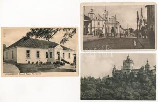 17 db RÉGI külföldi város képeslap vegyes minőségben / 17 pre-1945 European town-view postcards in mixed quality