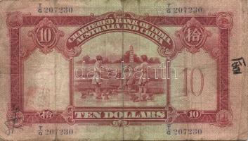 Hongkong/Chartered Bank of India, Australia & China 1934.4.2. 10$ T:III RR!!