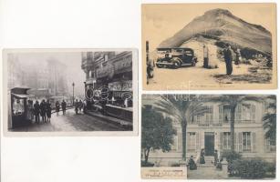 13 db RÉGI francia város képeslap vegyes minőségben / 13 pre-1945 French town-view postcards in mixed quality