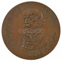 Kiss Nagy András (1930-1997) DN Semmelweis Ignác 1818-1865 kétoldalas bronz emlékérem (60mm) T:2 patina, ph