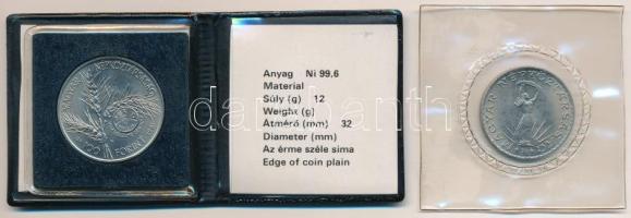 1981. 10Ft Ni "FAO" lezárt fóliatokban + 1981. 100Ft Ni "FAO I. - Világélelmezési nap...