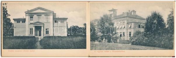 1904 Kolozsvár, Cluj; Képek a Múzeumkertből - leporello 18 képpel / the Museum Garden - leporello wi...