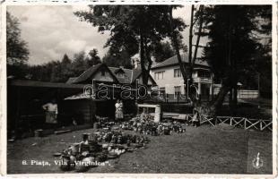 1941 Előpatak, Valcele; Piata, Vila Virginica, ceramics market / villa, kerámia edény vásár, piac