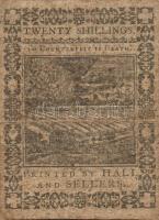 Észak-amerikai brit gyarmatok/Pennsylvania 1773. 20Sh T:III R!