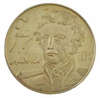 1990. 100Ft Cu-Ni-Zn "Fáy András" sérült dísztokban T:1- (eredetileg PP) ujjlenyomatos Ada...