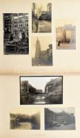 cca 1930 Nürnberg, Berchtesgaden, 9 db kartonra kasírozott fotó, vegyes méretben