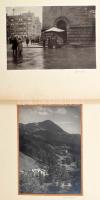 cca 1930 Nürnberg, Berchtesgaden, 9 db kartonra kasírozott fotó, vegyes méretben