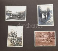 Fotóalbum kisoroszi, kismarosi, visegrádi és más dunakanyari tájképekkel, életképekkel, 184 db berag...