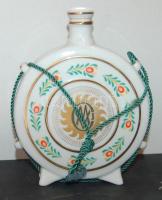 Hollóházi porcelán kulacs csepelművek jelzéssel, 17cm-es magassággal