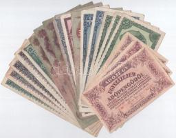 1945-1946. 19db-os pengő, adópengő bankjegytétel T:III
