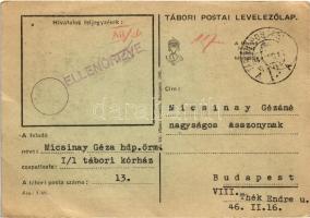 1940 Boldog Karácsonyi és Újévi Ünnepeket az orosz földről. A Haditudósító Szd. kiadása, Tábori Post...