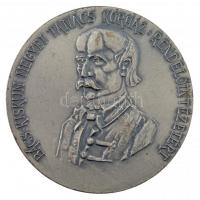Kiss Nagy András (1930-1997) DN Bács-Kiskun Megyei Tanács Kórház-Rendelőintézetért kétoldalas, ezüstpatinázott bronz emlékérem (60mm) T:2 kopott ezüstözés