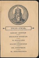 1938 Szent István 1038-1938 Ismertető füzet 32p.