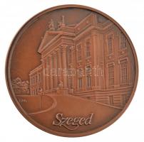 Fritz Mihály (1947-) 1995. "Szabó Géza 1895-1995 / Szeged" kétoldalas bronz emlékérem tokb...